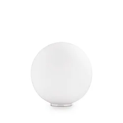 Tischleuchte MAPA BIANCO TL1 D30, E27, Ø 30cm, weiß