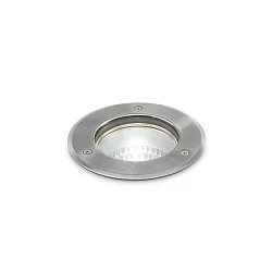 Bodeneinbauleuchte PARK PT1 ROUND MEDIUM, IP54, E27, Nickel