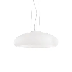 Pendant luminaire ARIA SP1 D50, E27, Ø50cm, white