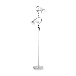Stehleuchte POLLY PT2, 2-flammig, E27, Silber