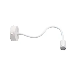 LED Wandstrahler FOCUS-1 AP, mit Flexarm + Schalter, 3W 3000K 170lm, Weiß