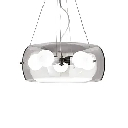Pendelleuchte AUDI-10 SP5, 5-flammig, E27, 60W, Rauchglas