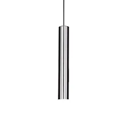 Pendelleuchte LOOK SP1 D06, IP20, Ø 6cm / 40cm, GU10 max. 28W (inkl. LED 7W 3000K 540lm 50°, CRi >90, on-off), chrom