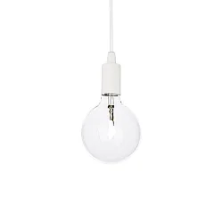 Pendant luminaire EDISON SP1, E27, 60W, white
