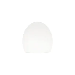 Abdeckung 2 für CLIO Außenleuchten, OVAL, Kunststoff weiß matt