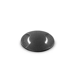 Boden-Einbauleuchte LANDING PT SMALL, IP67 IK10, Ø 9cm, GU10 (inkl.), befahrbar bis 5t, Harz, schwarz