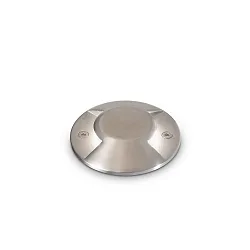 LED Boden-Einbauleuchte ROCKET-2 PT, IP65 IK08, Abstrahlung 2-seitig, CRi 90, begehbar, Stahl gebürstet / Pyrexglas