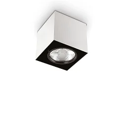 Downlight MOOD SQUARE QPAR111, 15x15cm, inkl. GU10 50W 2700K, schwenkbar