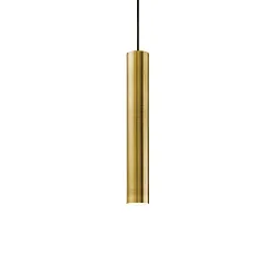 Pendelleuchte LOOK SP1 D06, IP20, Ø 6cm / 40cm, GU10 max. 28W (inkl. LED 7W 3000K 540lm 50°, CRi >90, on-off), brüniert