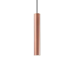 Pendelleuchte LOOK SP1 D06, IP20, Ø 6cm / 40cm, GU10 max. 28W (inkl. LED 7W 3000K 540lm 50°, CRi >90, on-off), kupfer