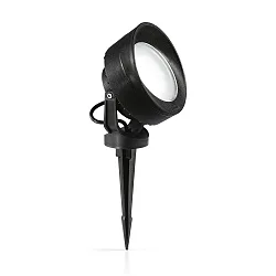 Outdoor Erdspießleuchte TOMMY, IP66 IK10, GX53, dreh-/schwenkbar, inkl. 7W 4000K, Resinharz, Schwarz