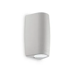 Außenwandleuchte KEOPE AP2, Up/Down, IP55, inkl. 2x GU10 3.5W 4000K, Resinharz / Acryl, Grau