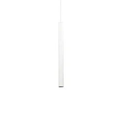 LED Pendelleuchte ULTRATHIN ROUND, 40cm / Ø 3cm, 11.5W 3000K 970lm, Chrom poliert