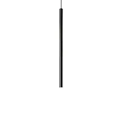 LED pendant luminaire ULTRATHIN ROUND, lenght 40cm / Ø 3cm, 11.5W 3000K 1000lm, matt black