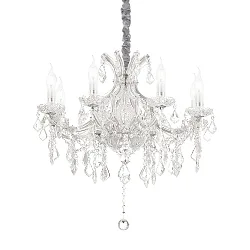 Chandelier NAPOLEON, 8 flames, Ø 67cm, E14, gold