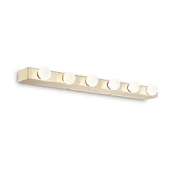 Spiegelleuchte PRIVÈ, IP20, 6-flammig, 60.5cm, E14, Messing