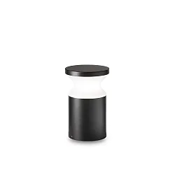 Outdoor Stehleuchte TORRE SMALL, IP44, Höhe 60cm, E27, Schwarz matt / Opal