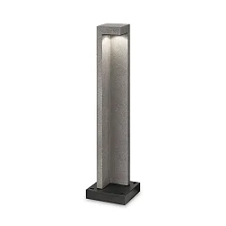 Outdoor LED Stehleuchte TITANO BIG, 74cm, Harz granitgrau, 9W 4000K 300lm