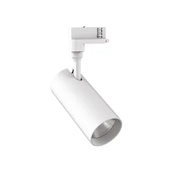 LED 3-phase track spot SMILE  CRi >90, UGR <19, 30W_CRi >90, 3000K 50°, white