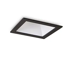 Recessed LED luminaire GAME SQUARE, IP20, 11W 3000K 850lm 36°, black / white reflector