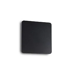 LED Wandleuchte COVER SQUARE, 15 x 15cm, 9.5W 3000K 470lm, indirekt, Schwarz / Opal