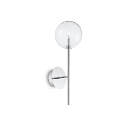 Wall luminaire EQUINOXE, incl. G4 2W 3000K 170lm, metal / clear glass, chrome