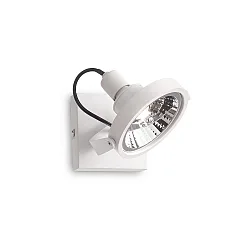Wand-/Deckenspot GLIM, 1-flammig, inkl. GU10 QPAR111 13W 3000K, Weiß