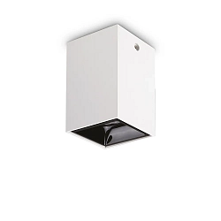 LED Aufbau-Downlight NITRO D07 SQUARE, IP20, CRi >90, on-off, starr, 15W 3000K 1220lm 36°, weiß