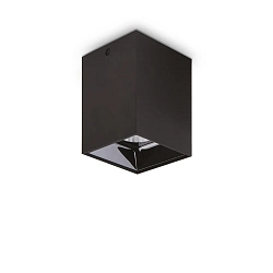 LED Aufbau-Downlight NITRO D07 SQUARE, IP20, CRi >90, on-off, starr, 15W 3000K 1220lm 36°, schwarz