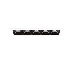 LED Deckeneinbaustrahler LIKA FI TRIM, IP20, eckig, 14.6cm, mit Blende, CRi >90, UGR <16, on-off, weiß, 12.5W 3000K 29°