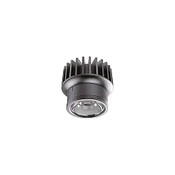LED Modul DYNAMIC, IP54, Einbau, Ø 6.5cm, 10W, dimmbar, CRi >90, Schwarz, 10W 3000K 920lm 35°