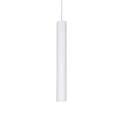 LED Pendelleuchte TUBE, Ø 6cm / H 40cm, 9W 3000K 850lm, dimmbar, Weiß
