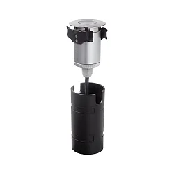 LED Boden-Einbauleuchte ROCKET MINI PT, IP68 IK07, Akzentlicht zentral, 12-24V DC (exkl. BG), 2W 4000K, begehbar, Edelstahl