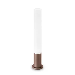Outdoor Stehleuchte EDO OUTDOOR ROUND, IP44, Höhe 80cm, GX53 max. 15W, Kaffeebraun