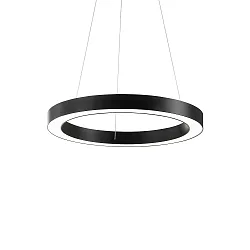 LED Pendelleuchte ORACLE ROUND, Ø 50cm, 28W 3000K 1500lm, Schwarz