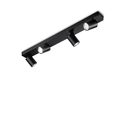Wand-/Deckenleuchte RUDY, 4-flammig, GU10, dreh-und schwenkbar, Weiß