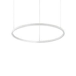 LED pendant luminaire ORACLE SLIM, Ø 70.5cm, 35W 3000K 2100lm, white