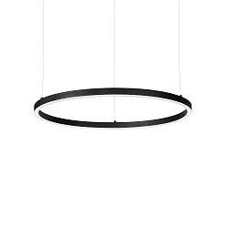 LED pendant luminaire ORACLE SLIM, Ø 70.5cm, 35W 3000K 2100lm, black