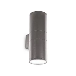Outdoor Wandleuchte GUN BIG, Up/Down, 2-flammig, 2xE27, IP54, anthrazit