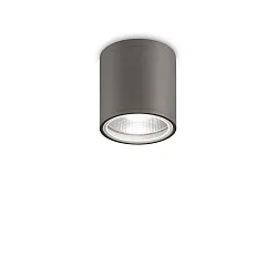 Outdoor Aufbau-Downlight GUN, IP44 IK06, Ø 11cm, GU10, Aluminium / Pyrexglas, anthrazit