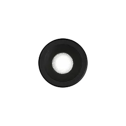 LED Einbauspot VIRUS, IP20, Ø 4cm, 3W 3000K 210lm 20°, CRi >90, Schwarz / Schwarz
