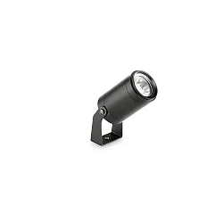Outdoor LED Bodenstrahler STARLIGHT, IP68 IK07, 24V DC, Aluminium dunkelgrau, Ø 5cm, 5.5W 3000K 500lm 30°