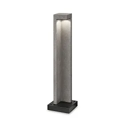 Outdoor LED Stehleuchte TITANO BIG, 74cm, Harz granitgrau, 9W 3000K 290lm