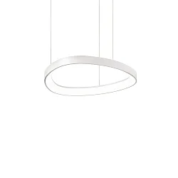 pendant luminaire GEMINI 425 round, adjustable IP20, white