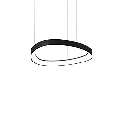 pendant luminaire GEMINI 425 round, adjustable IP20, black