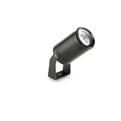 LED floor spot STARLIGHT, IP68, Ø 7.5cm, aluminium, dark grey, 10W 3000K 850lm, open cable end