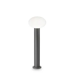 Outdoor Stehleuchte CLIO 1, 60cm, IP44, 1-flammig, E27, ohne Abdeckung, Aluminium