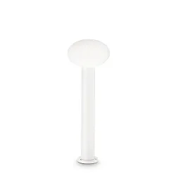 Outdoor Stehleuchte CLIO 1, 60cm, IP44, 1-flammig, E27, ohne Abdeckung, Aluminium, Weiß