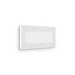 LED Deckeneinbauleuchte INDIO, eckig, 8W, 3000K, 1170lm, weiß