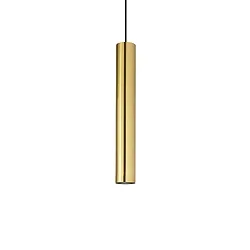 Pendelleuchte LOOK SP1 D06, IP20, Ø 6cm / 40cm, GU10 max. 28W (inkl. LED 7W 3000K 540lm 50°, CRi >90, on-off), messing